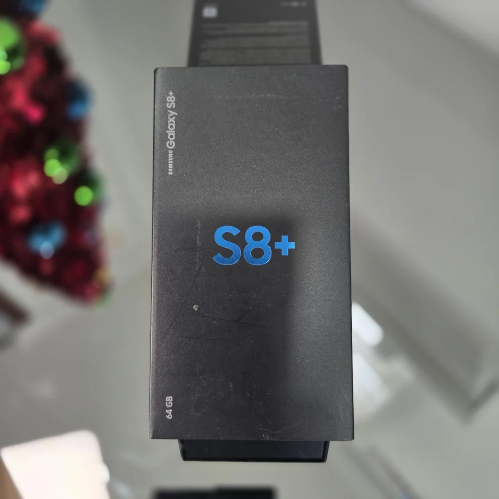 Samsung Note8 Packaging in Black and Blue EMPTY BOX ONLY NO PHONE